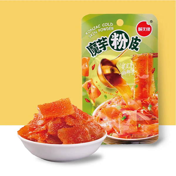 Konjac flour skin